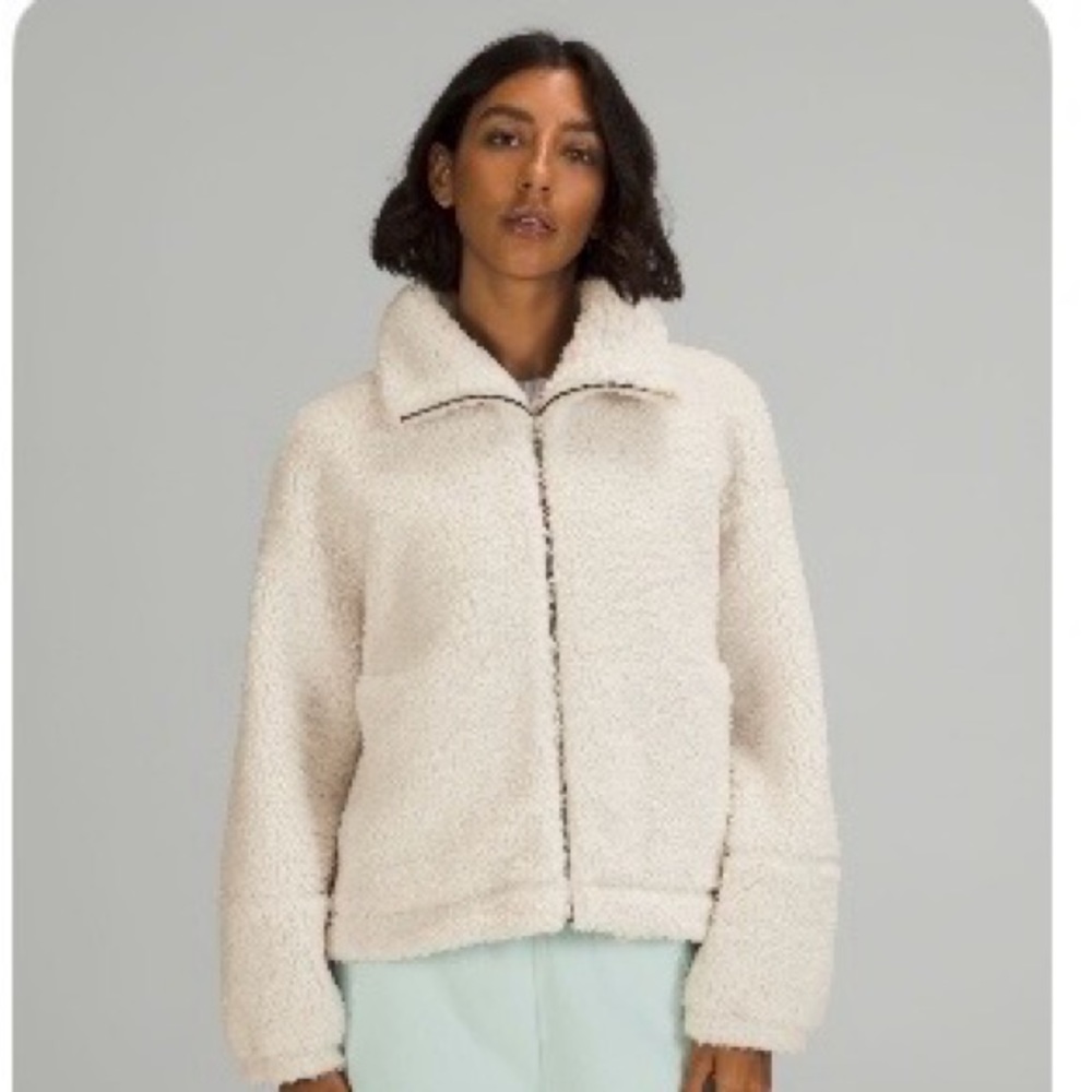 Lululemon Cinchable Fleece Zip Up